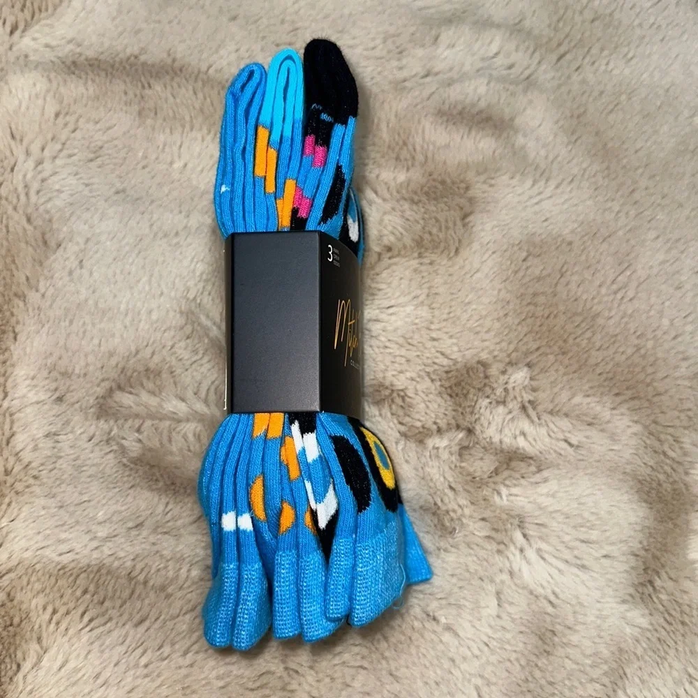 NEW Mitch Bogen 3 pack socks
